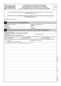 Ver declaración de Actividades - gva Oberta