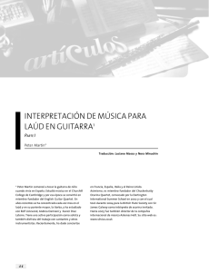 INTERPRETACIÓN DE MÚSICA PARA LAÚD EN GUITARRA1