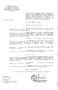 1.- policia internacional 2.- archivo gobierno de chile ministerio del