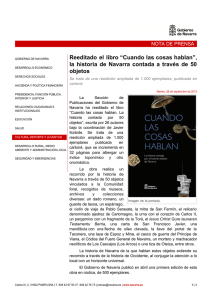 Reeditado el libro “Cuando las cosas hablan” - Gobierno