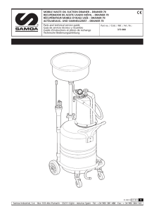 (837810) Guide Récupérateur huile 70 litres