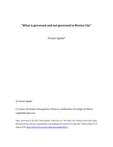 What is governed and not governed in Mexico City