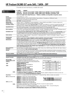HP ProLiant DL380 G7 serie SAS / SATA - SFF
