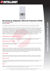 Kit Inicial de Adaptador Ethernet Powerline AV500