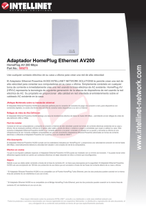 Adaptador HomePlug Ethernet AV200