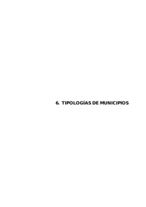 6. tipologías de municipios