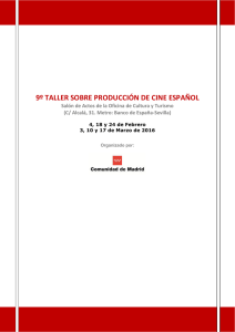 9º Taller de producción cine español