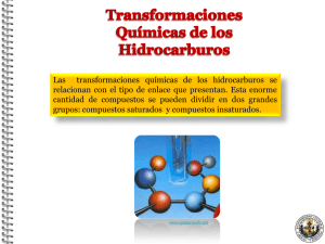 Transformaciones Químicas de los Hidrocarburos