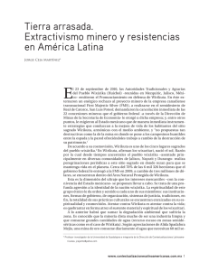 Tierra arrasada. Extractivismo minero y resistencias en AmÃ©rica