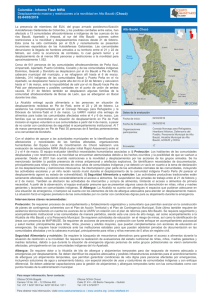 Colombia - Informe Flash MIRA Desplazamiento masivo y