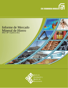 Informe de Mercado Mineral de Hierro