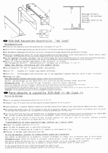 Montage-Hinweis Conseil de montage Fixing - Duschrollo-Shop