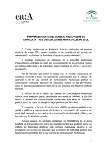Descárgate el Pronunciamiento - Consejo Audiovisual de Andalucía