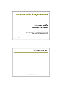 Laboratorio de Programación Documentación