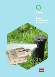 Catálogo RIEGO Residencial 2015