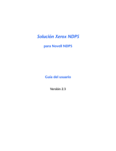 Solución Xerox NDPS