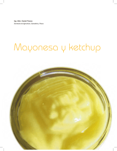 Mayonesa y ketchup - Alimentos Argentinos
