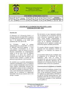 informe epidemiologico - Ministerio de Salud y Protección Social