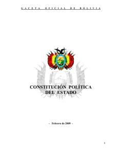 constitución política del estado