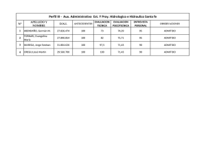 Perfil III Resultado Etapa IV RM 83 2015
