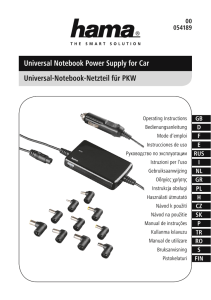 Universal Notebook Power Supply for Car Universal