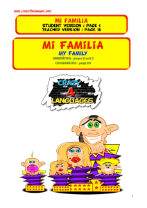 Mi FAMILIA - Crazy 4 Languages
