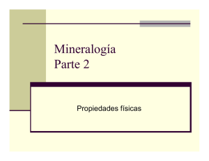 Mineralogía Parte 2