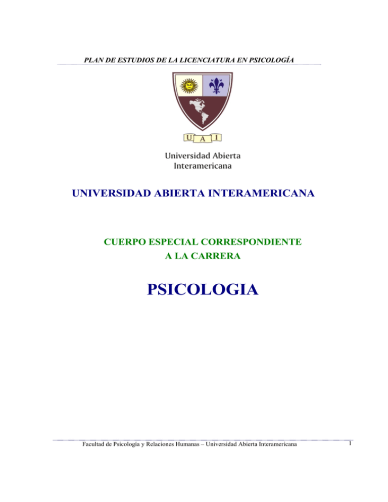 Psicologia Universidad Abierta Interamericana 2401
