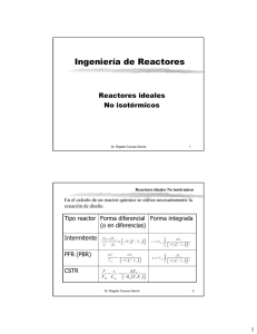 Ingeniería de Reactores