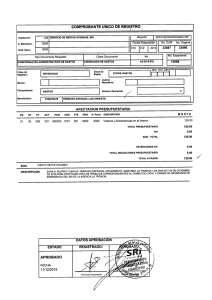 ¿ COMPROBANTE UNICO DE REGISTRO f