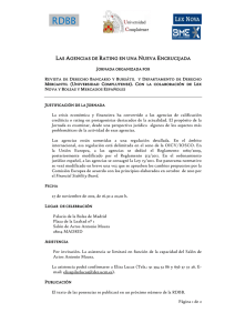 Programa Agencias de Rating - Universidad Complutense de Madrid