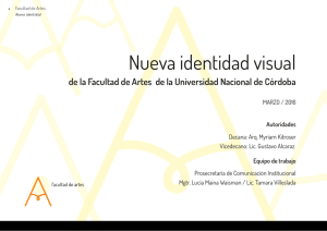 Nueva identidad visual - Facultad de Artes