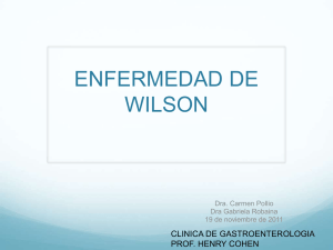 ENFERMEDAD DE WILSON