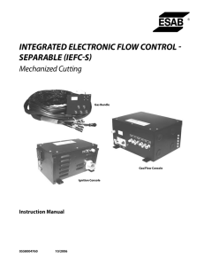 Integrated electronIc flow control - separable (Iefc-s)