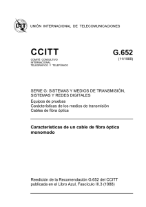 ITU-T RECOMMENDATION G.652