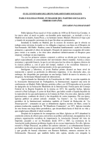 Documentación. www.generalisimofranco.com 1 PABLO IGLESIAS