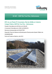 20 kW – CEIP Els Tres Pins, Vallromanes