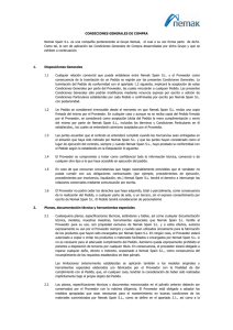 CONDICIONES GENERALES DE COMPRA Nemak Spain S.L. es