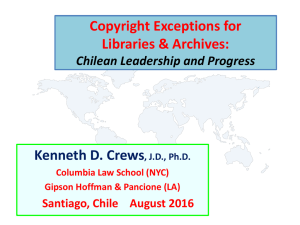 Why Copyright? - Colegio de Bibliotecarios de Chile CBC
