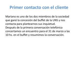Clase 3 Caso de Estudio Buffet Primera Entrevista