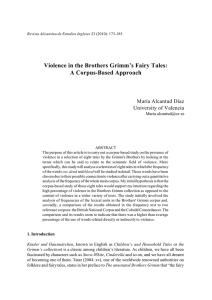 Violence in the Brothers Grimm`s Fairy Tales