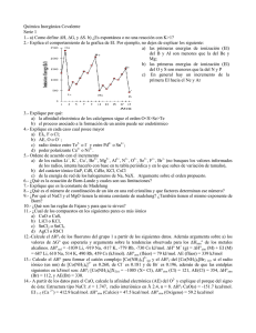 Química Inorgánica Covalente Serie 1 1.