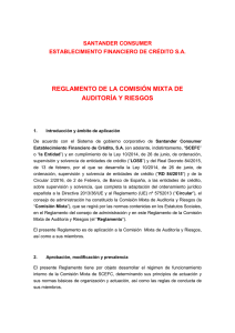 7.4. SC EFC SA Reglamento Comisión Mixta de Auditoría y Riesgos