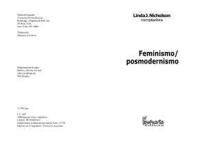 Feminismo/ posmodernismo