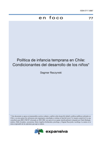 Política de infancia temprana en Chile