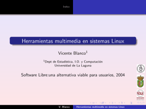 Herramientas multimedia en sistemas Linux