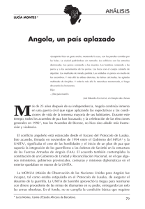 ANÁLISIS Angola, un país aplazado