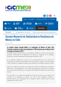 Develan Memorial de Solidaridad en Residencia de