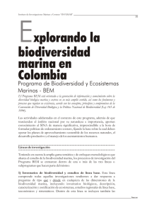 Explorando la biodiversidad marina en Colombia