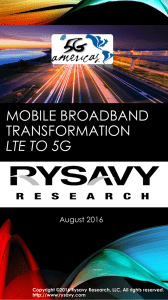 mobile broadband transformation lte to 5g